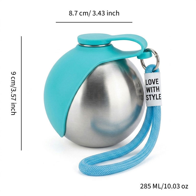304 Stainless Steel Dog Travel Water Bottle